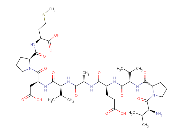 V-9-M Cholecystokinin nonapeptide Chemical Structure