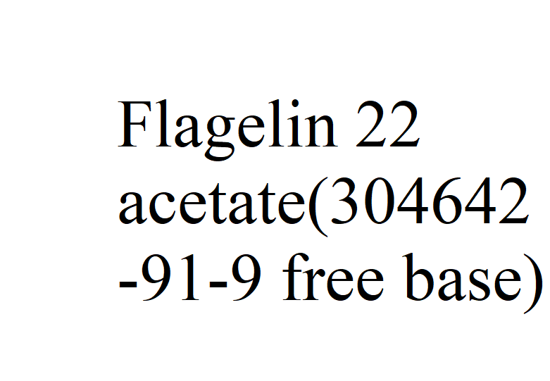 Flagelin 22 acetate Chemical Structure