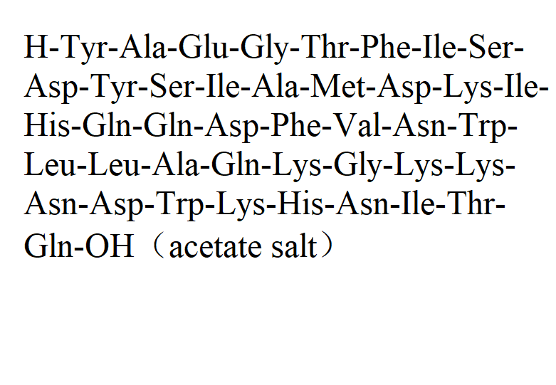 GIP (human) acetate Chemical Structure