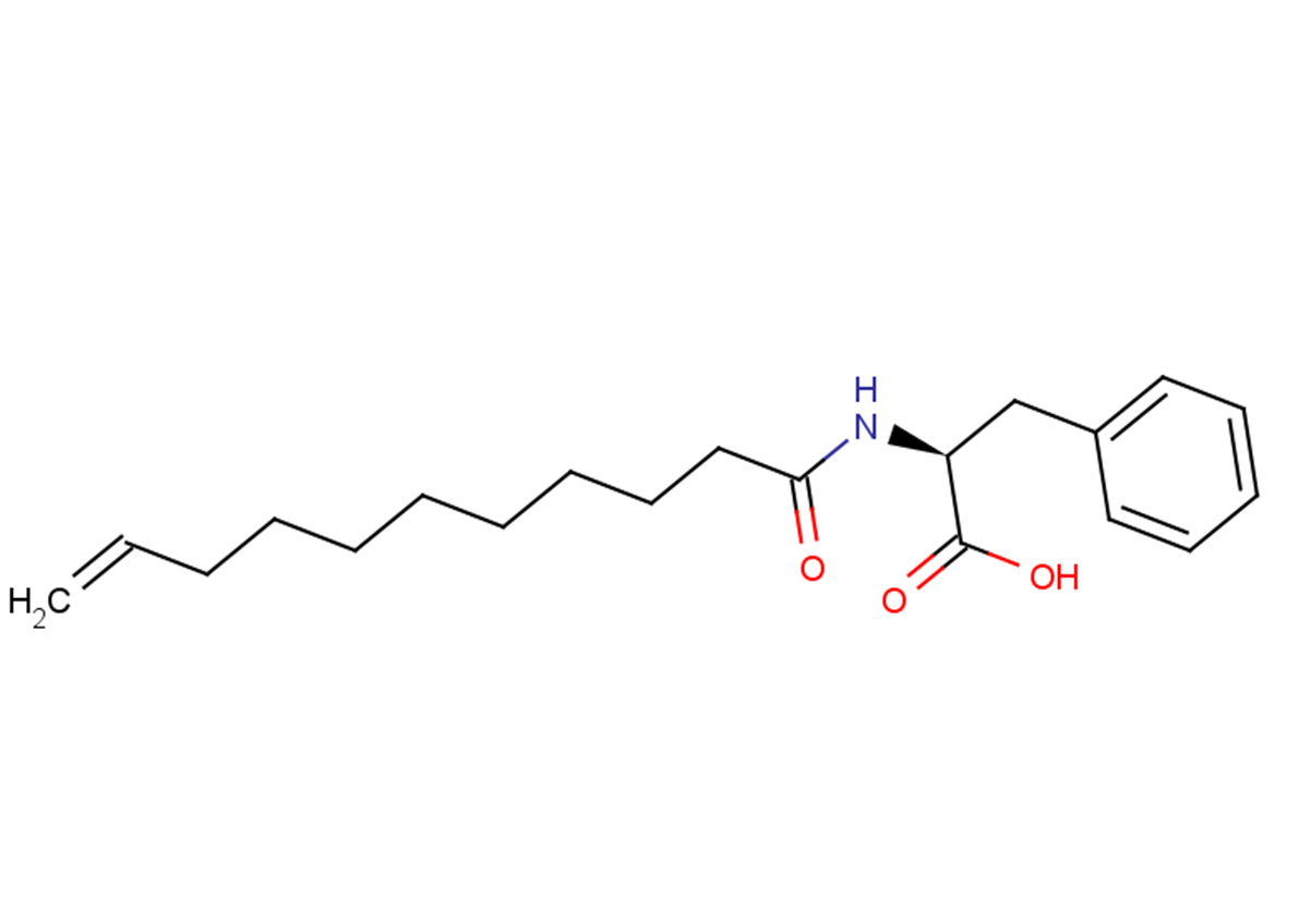 Undecylenoyl phenylalanine Chemical Structure