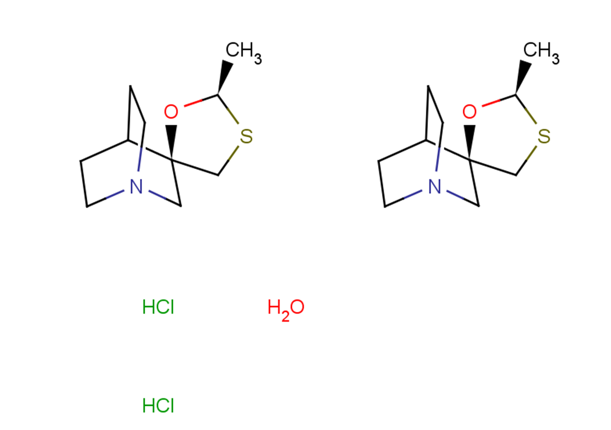(-)-Cevimeline hydrochloride hemihydrate