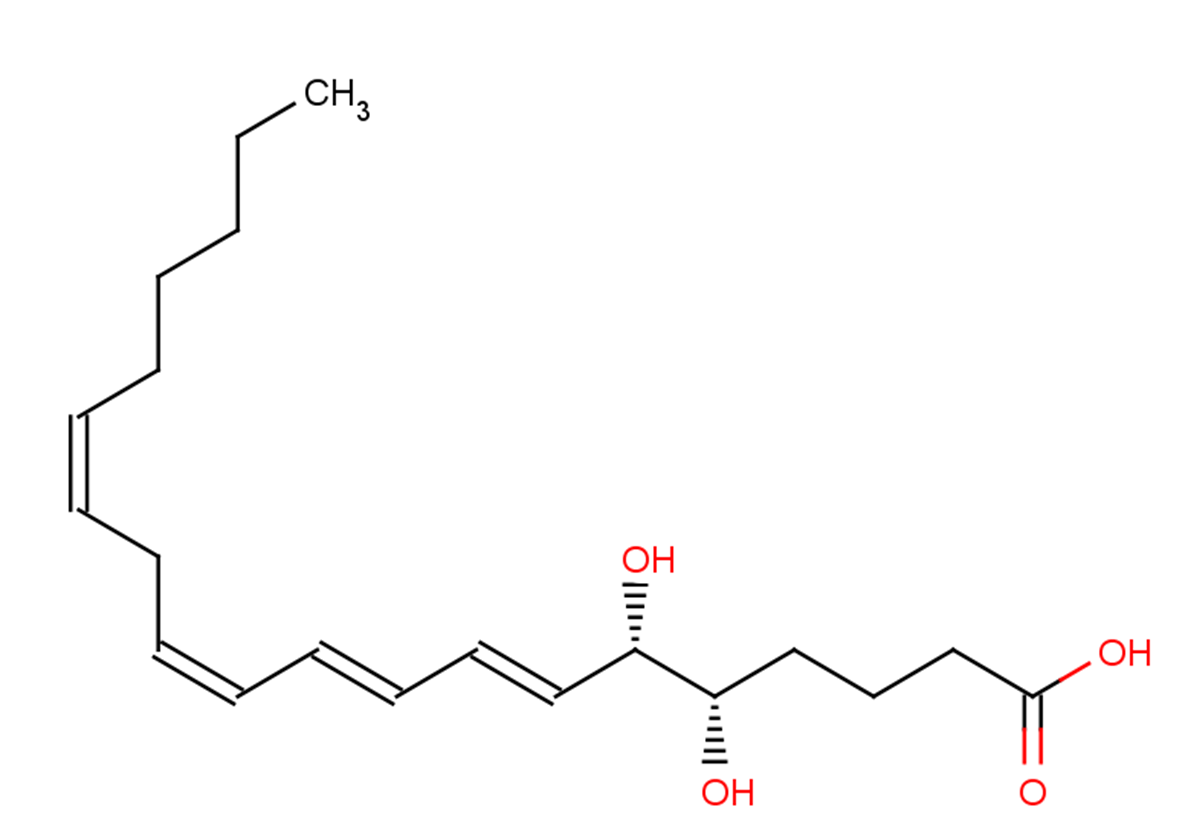 5(S),6(S)-DiHETE Chemical Structure