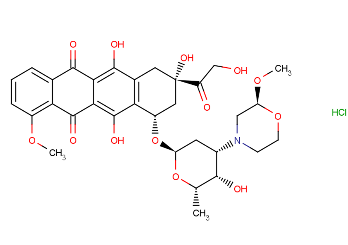 Nemorubicin HCL Chemical Structure