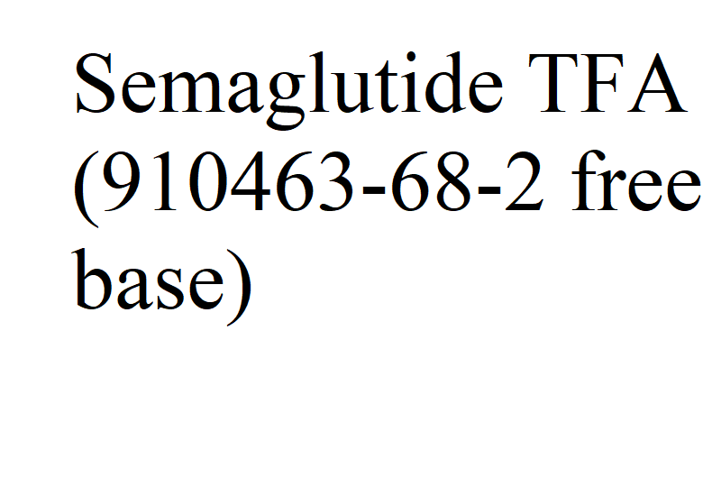Semaglutide TFA (910463-68-2 free base) Chemical Structure