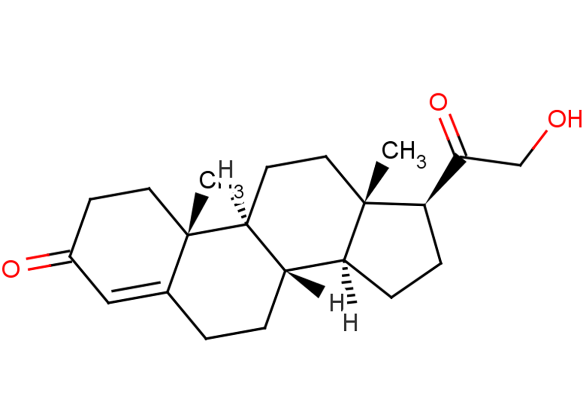 Deoxycorticosterone Chemical Structure
