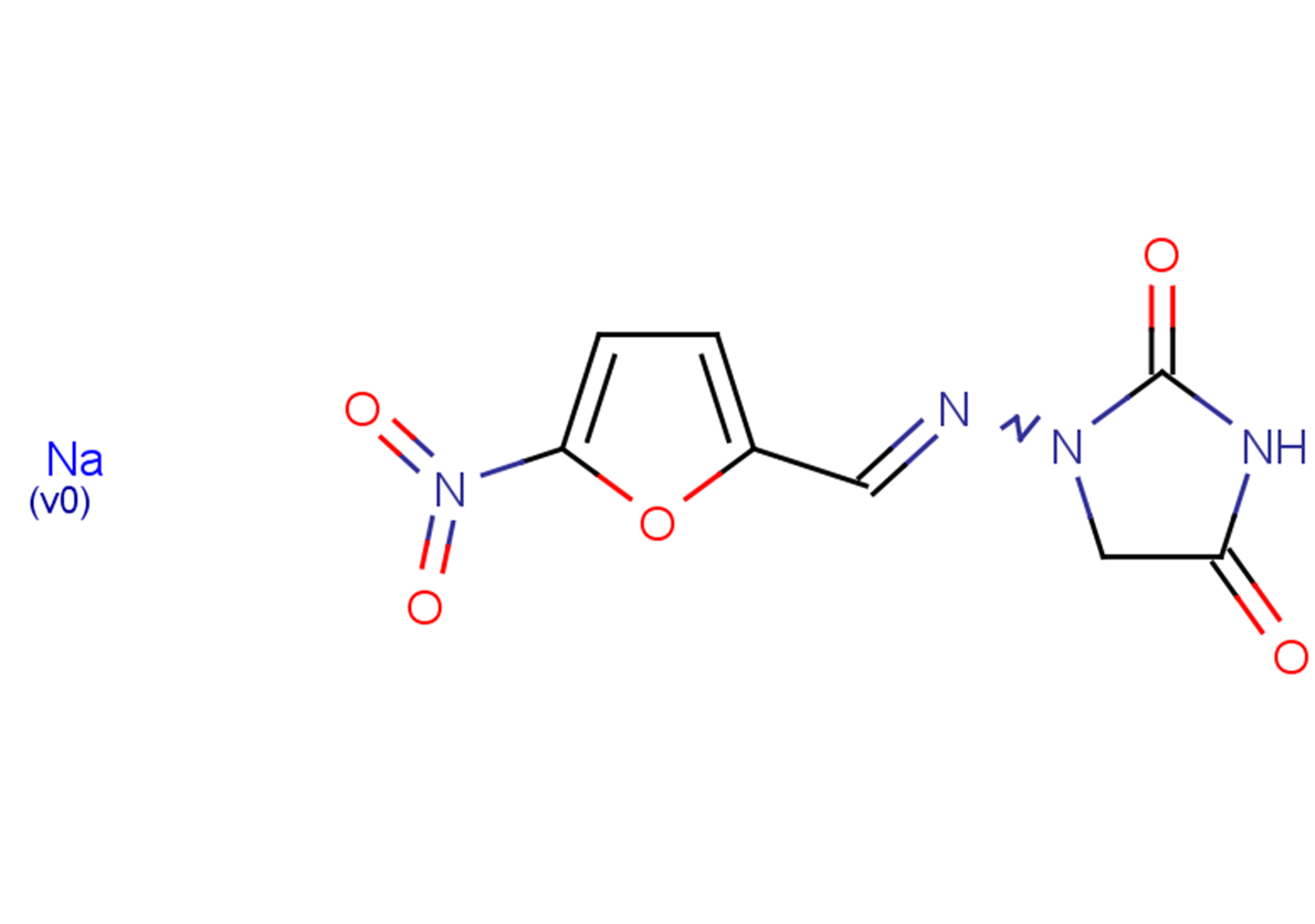 Nitrofurantoin sodium Chemical Structure