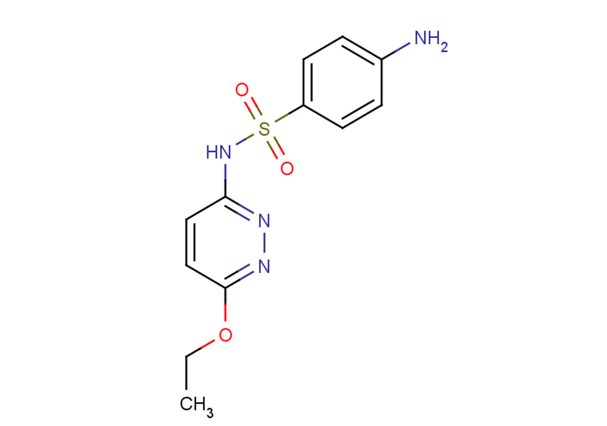 Sulfaethoxypyridazine Chemical Structure