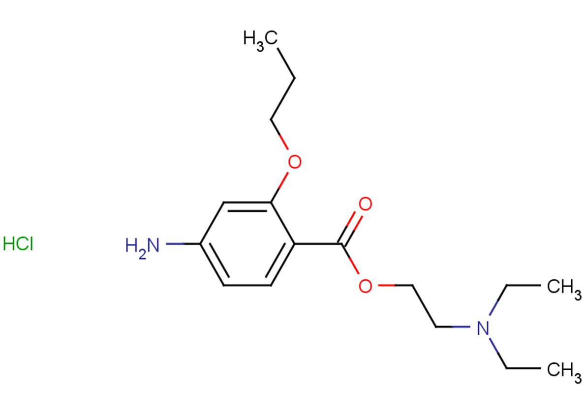 Propoxycaine hydrochloride Chemical Structure