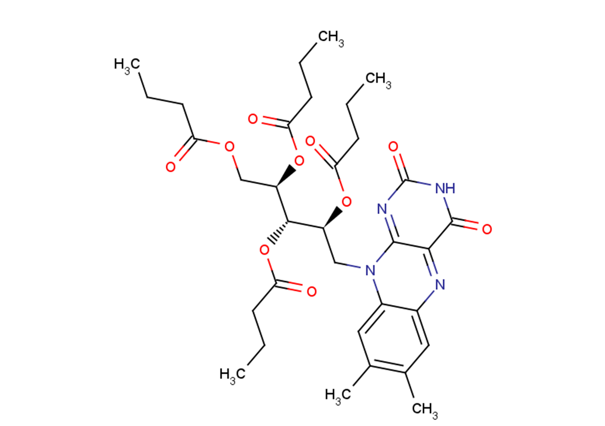 Riboflavin Tetrabutyrate Chemical Structure