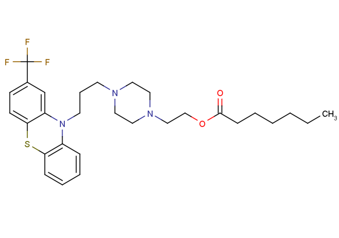 Fluphenazine enanthate Chemical Structure