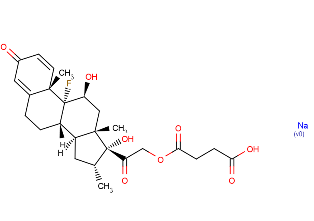 Dexamethasone sodium succinate Chemical Structure