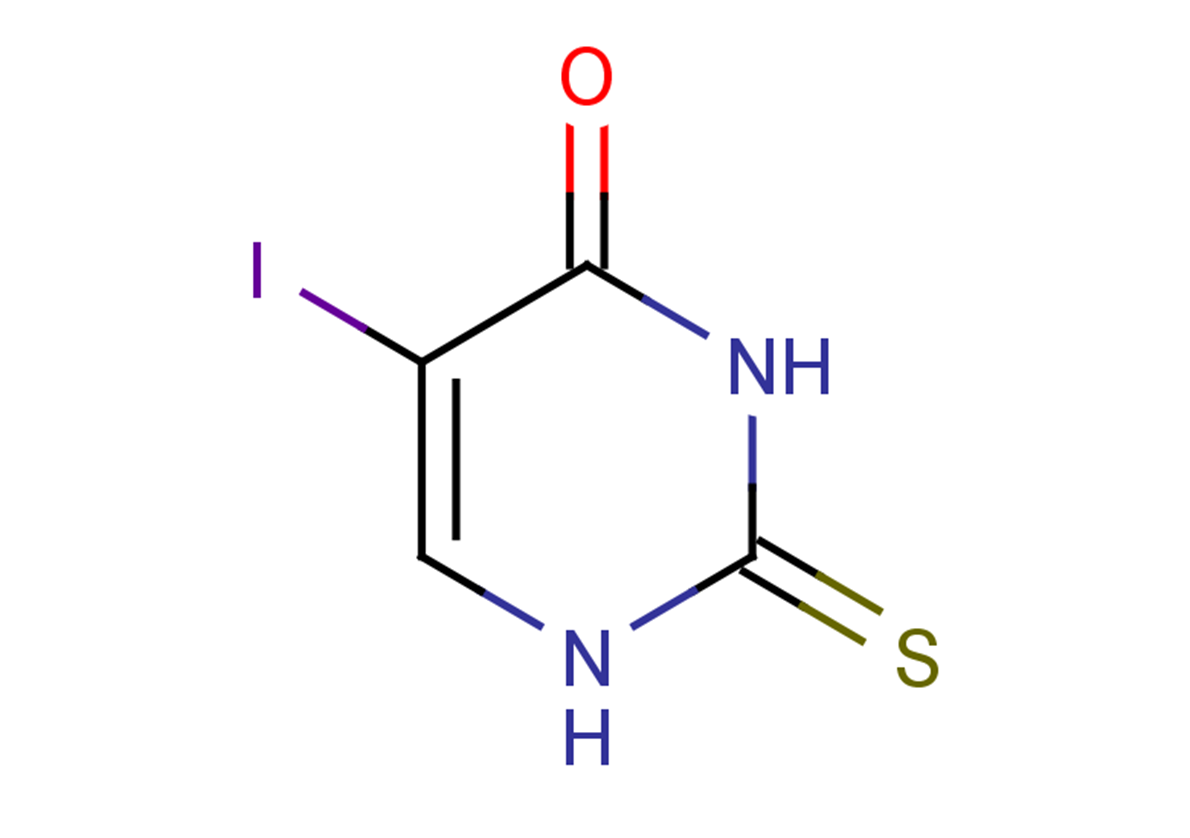 Iodothiouracil Chemical Structure