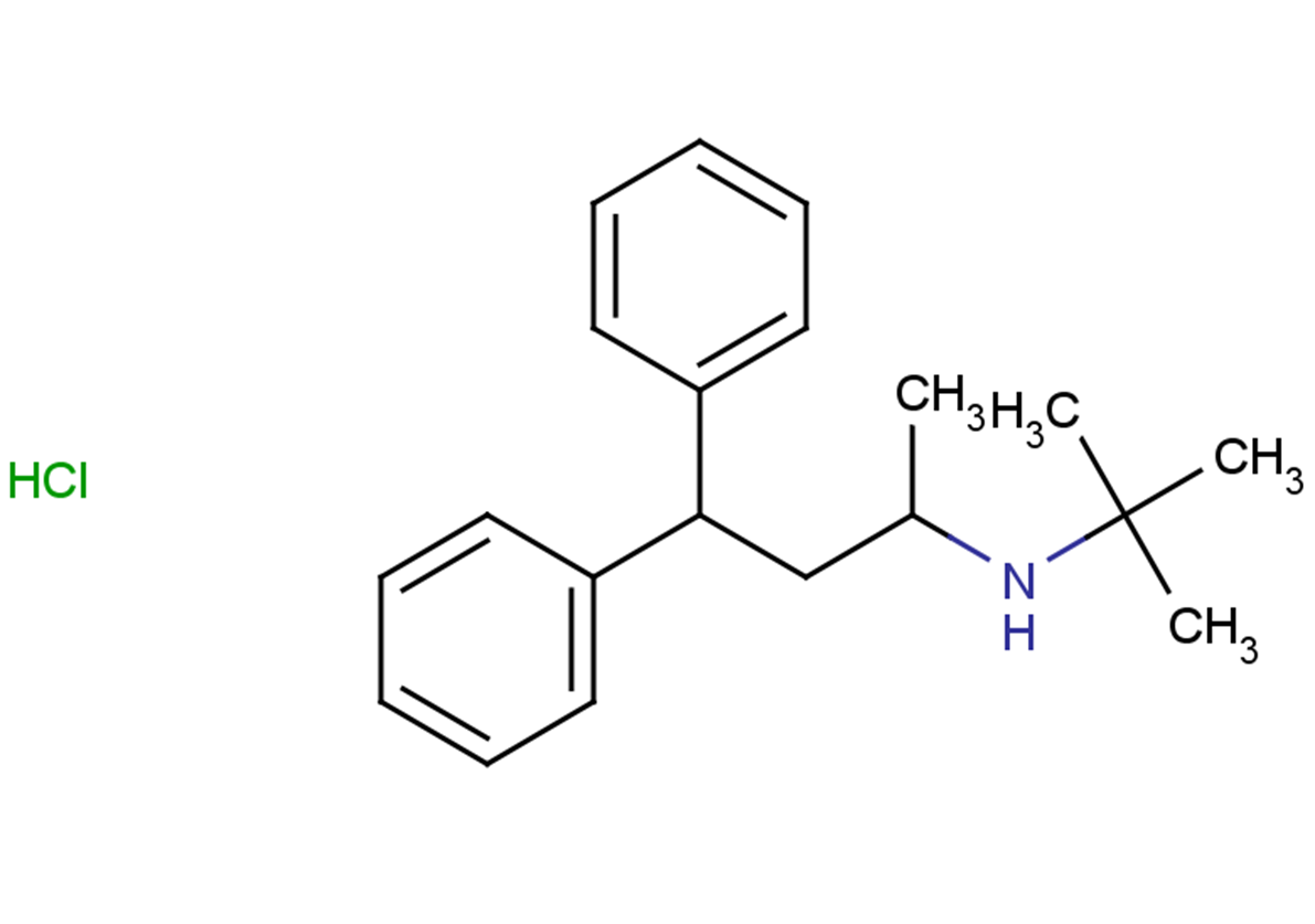 Terodiline hydrochloride Chemical Structure