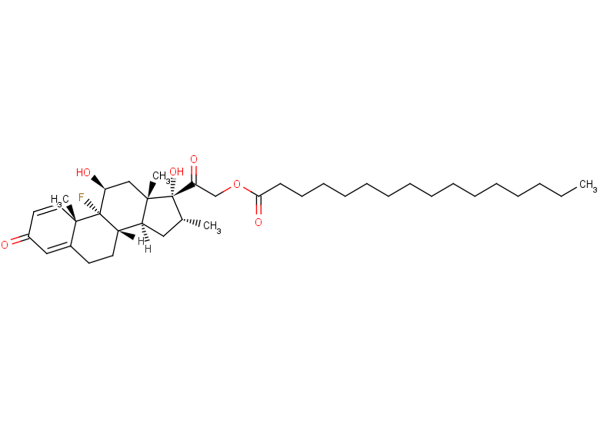 Dexamethasone palmitate Chemical Structure