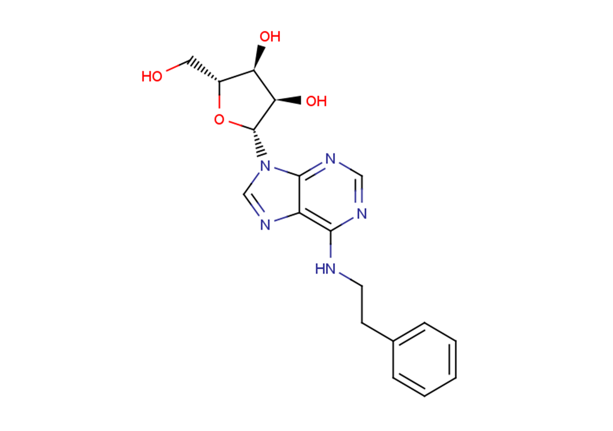 N6-(2-Phenylethyl)adenosine Chemical Structure