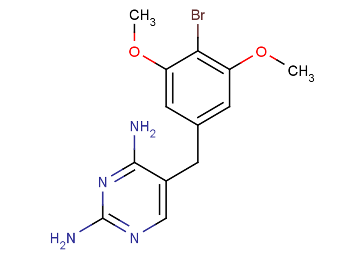 Brodimoprim Chemical Structure