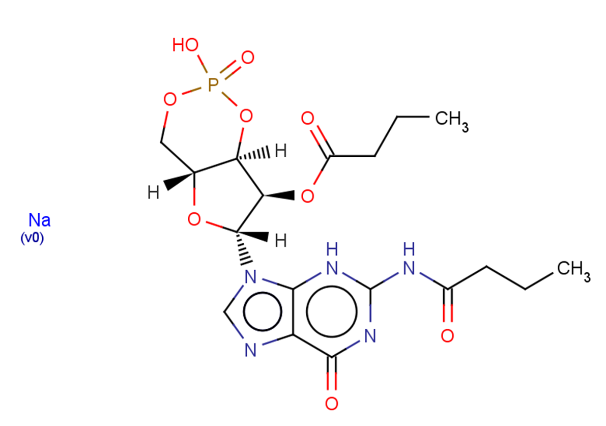 Dibutyryl-cGMP sodium Chemical Structure