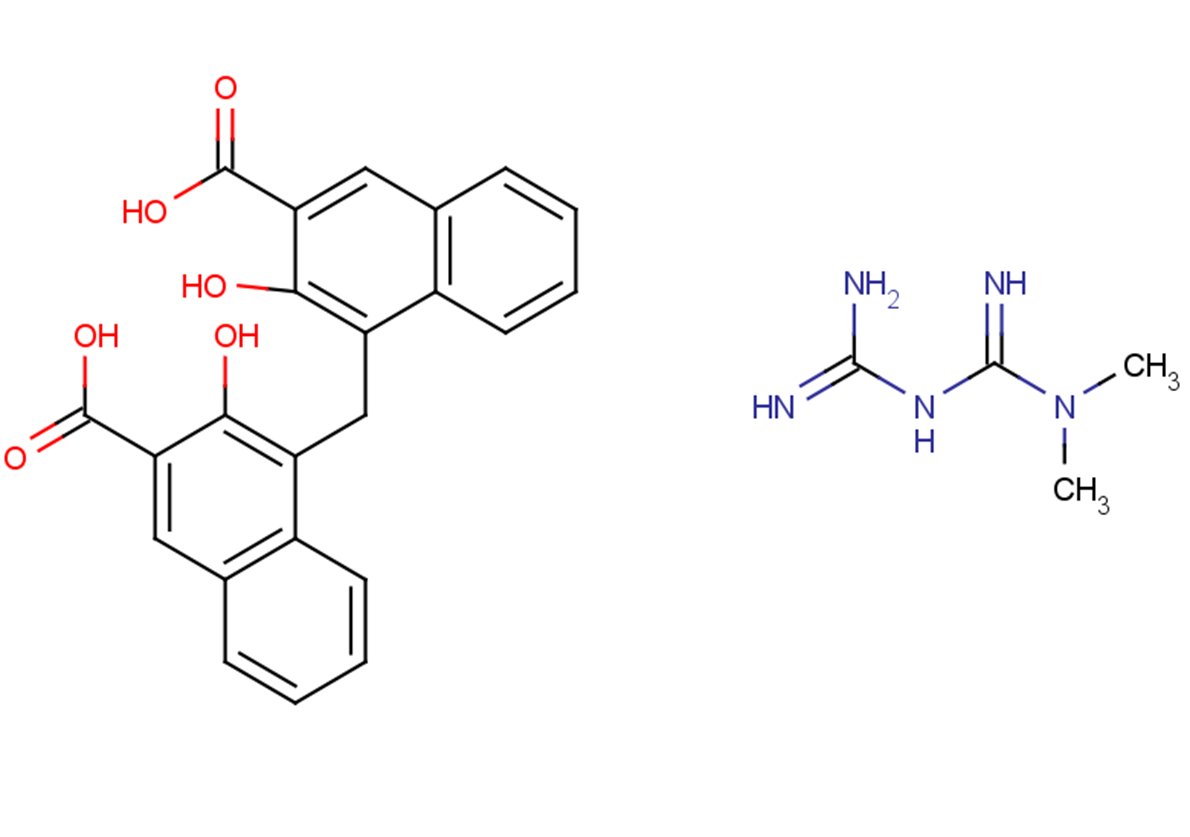Metformin embonate Chemical Structure