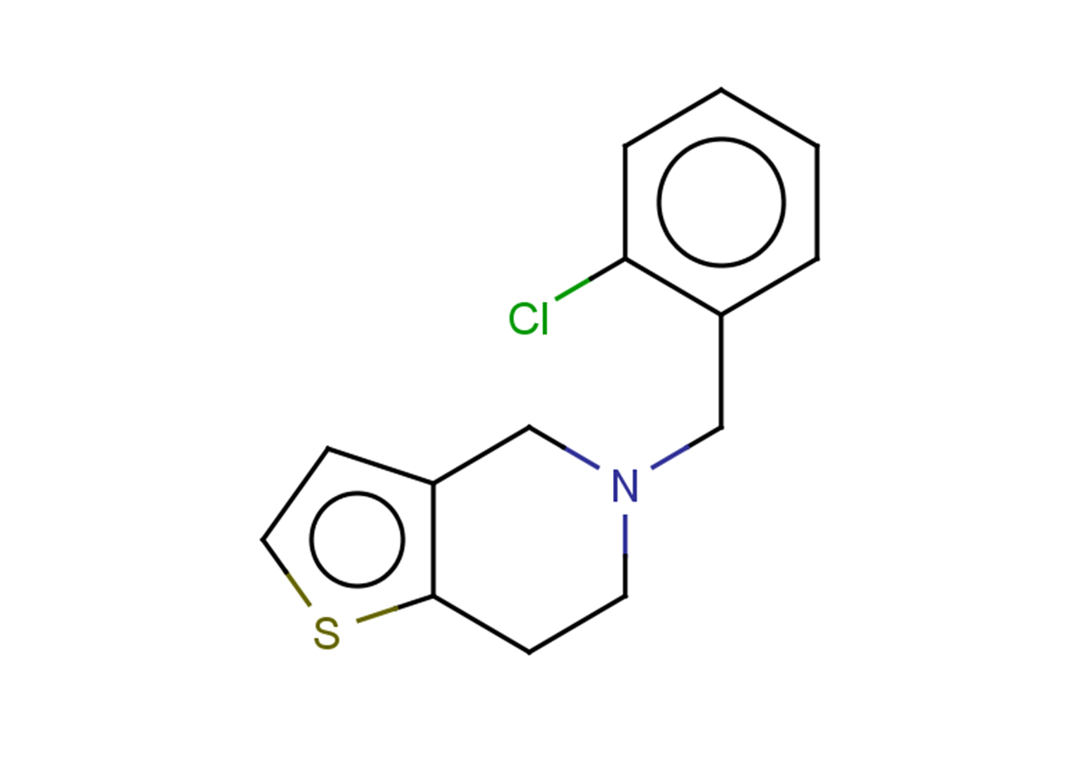 Ticlopidine Chemical Structure