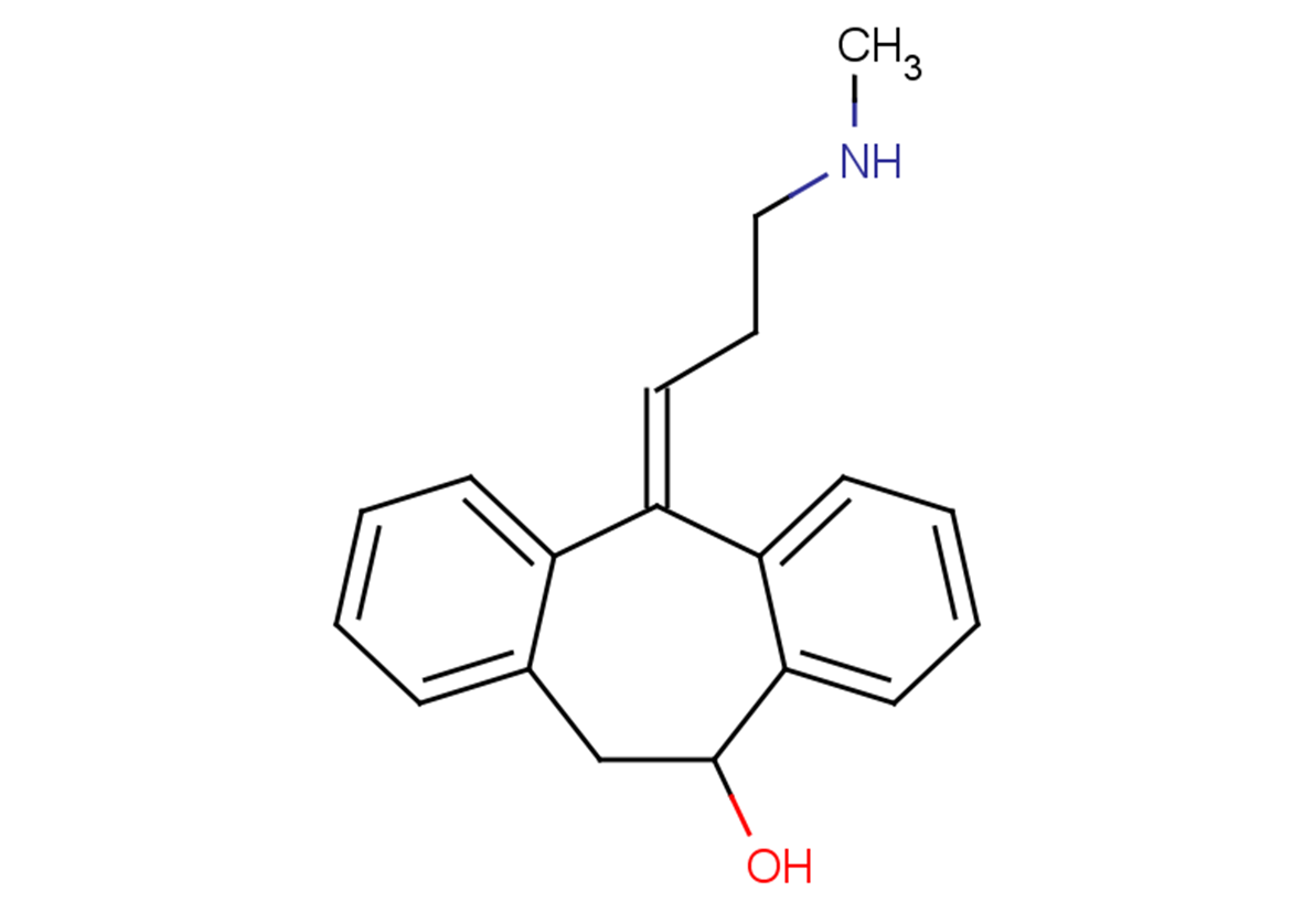 (Z)-10-Hydroxynortriptyline Chemical Structure