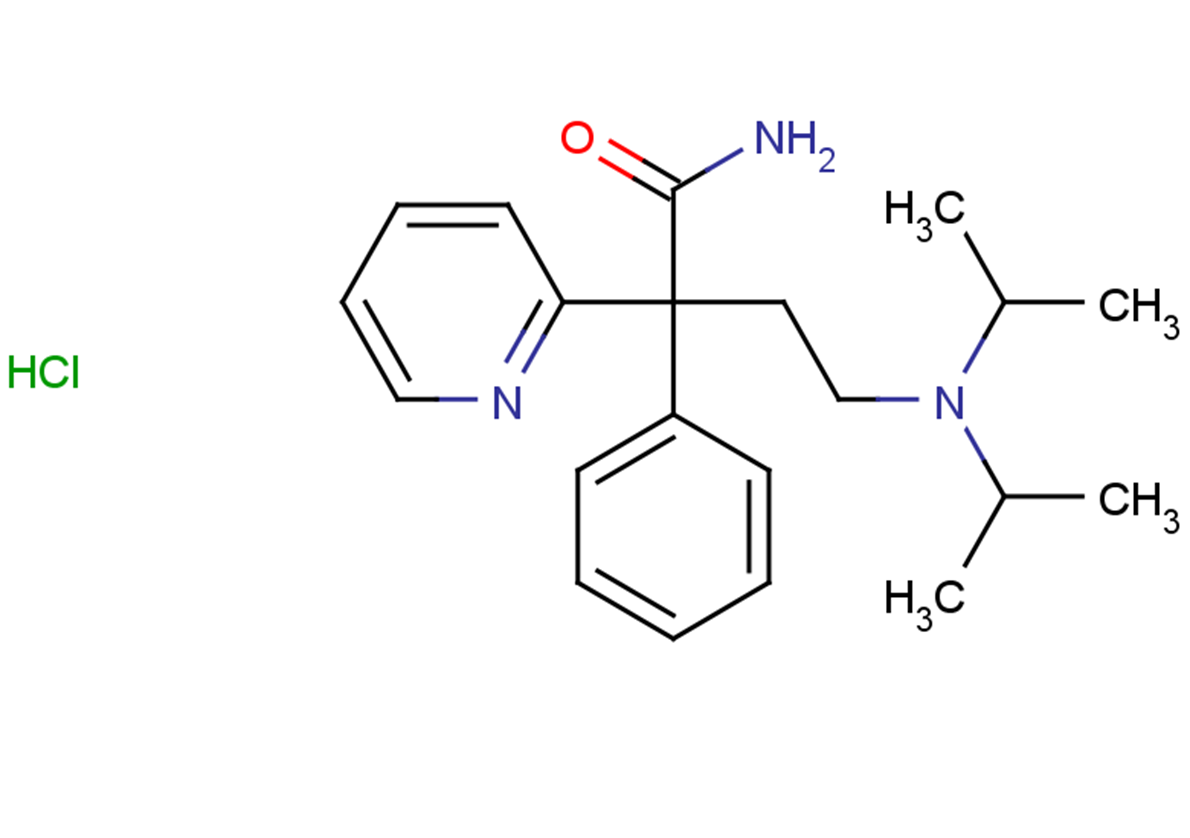 Disopyramide HCl Chemical Structure