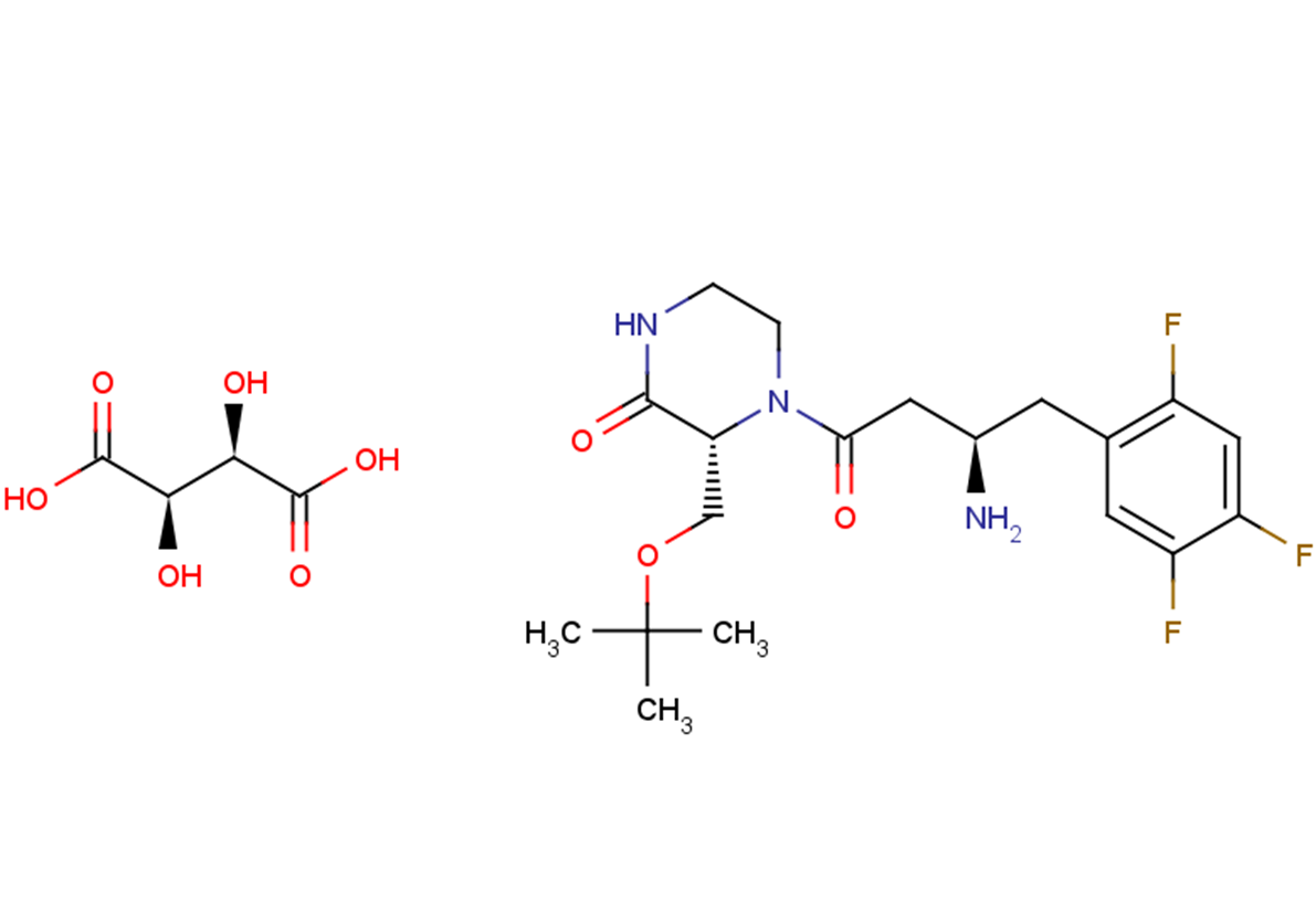 Evogliptin tartrate Chemical Structure