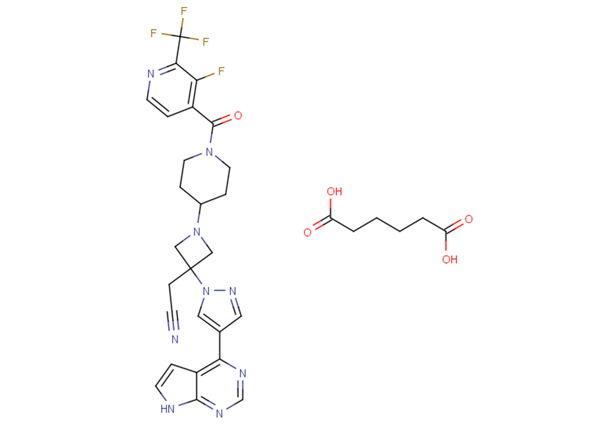 Itacitinib adipate Chemical Structure