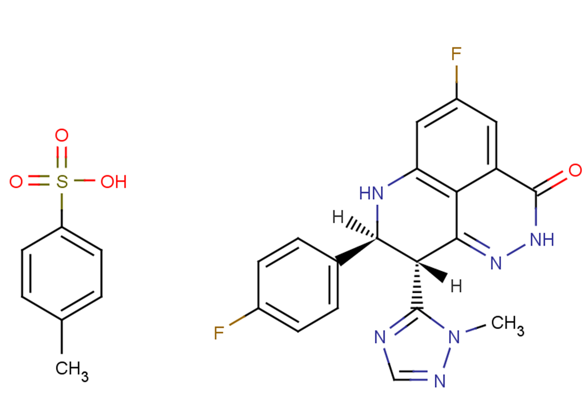 Talazoparib tosylate Chemical Structure