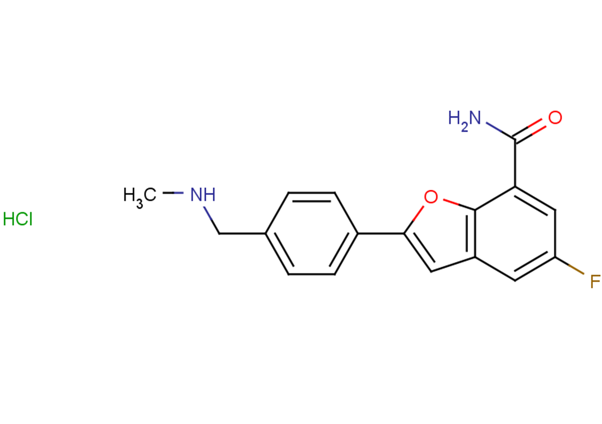 Mefuparib hydrochloride Chemical Structure