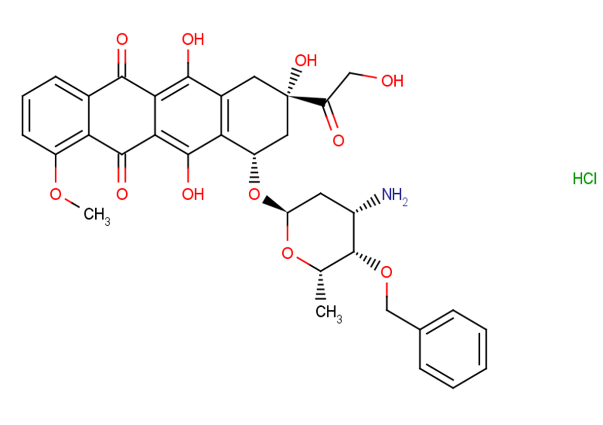 Berubicin HCl Chemical Structure