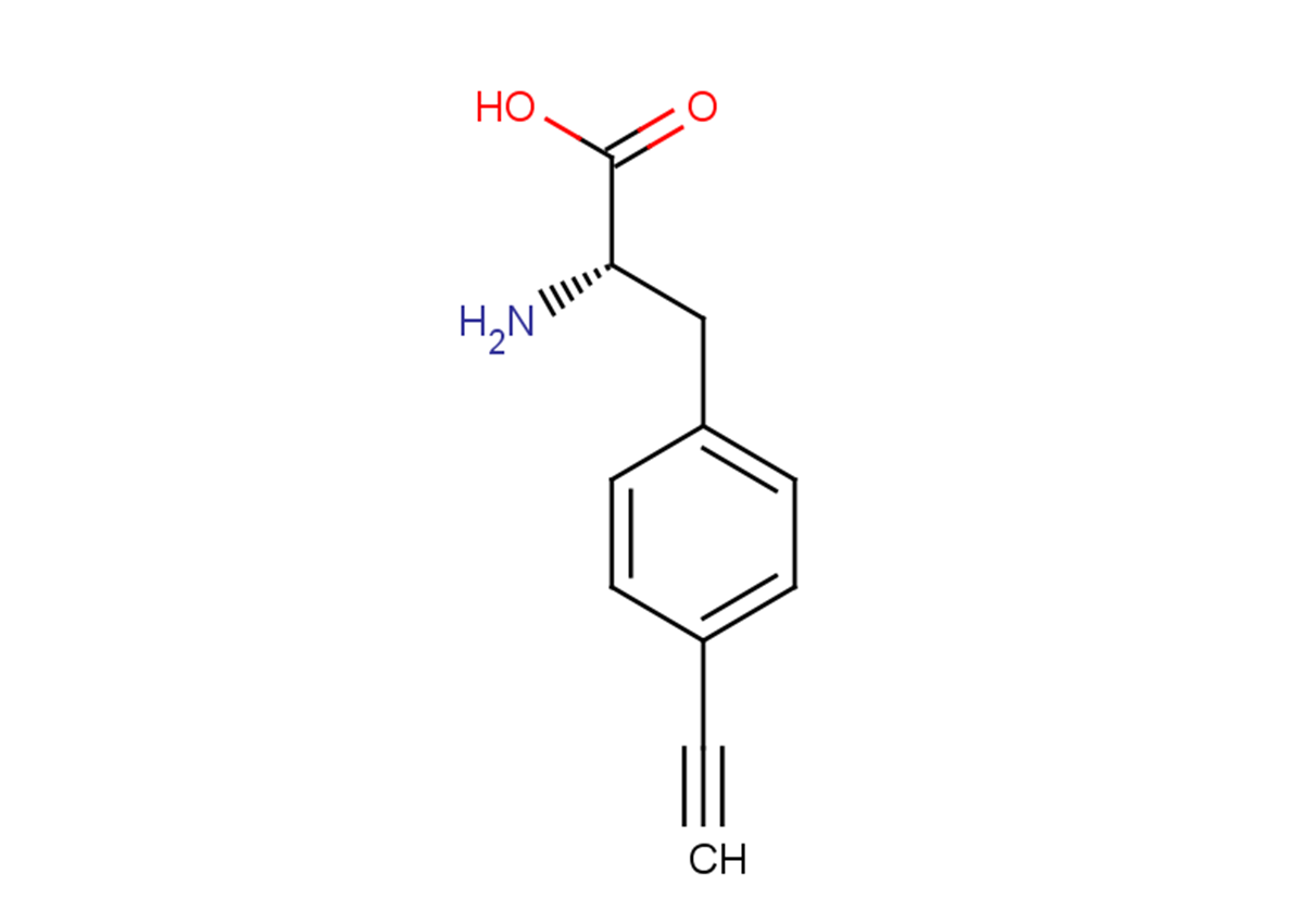 p-Ethynylphenylalanine Chemical Structure