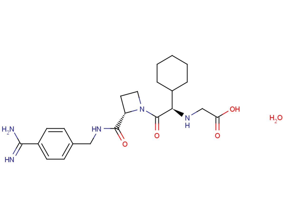 Melagatran monohydrate Chemical Structure