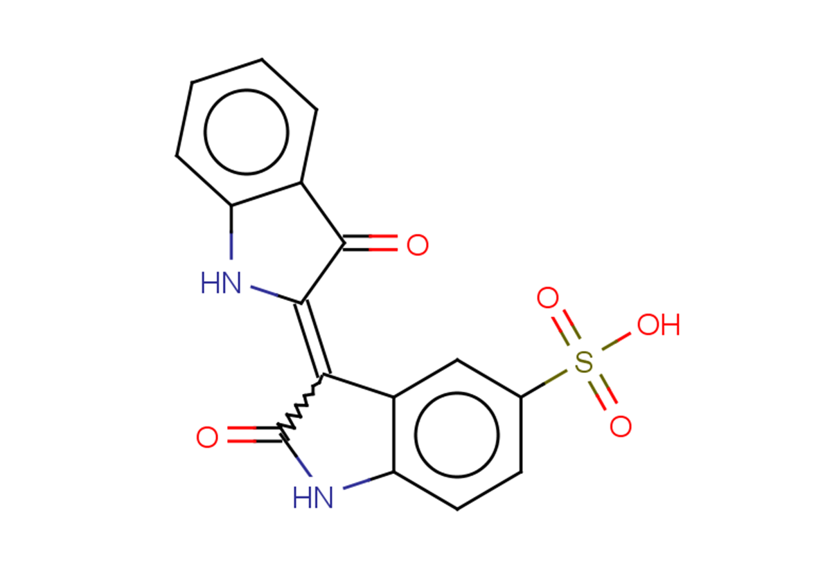 Indirubin-5-sulfonate Chemical Structure