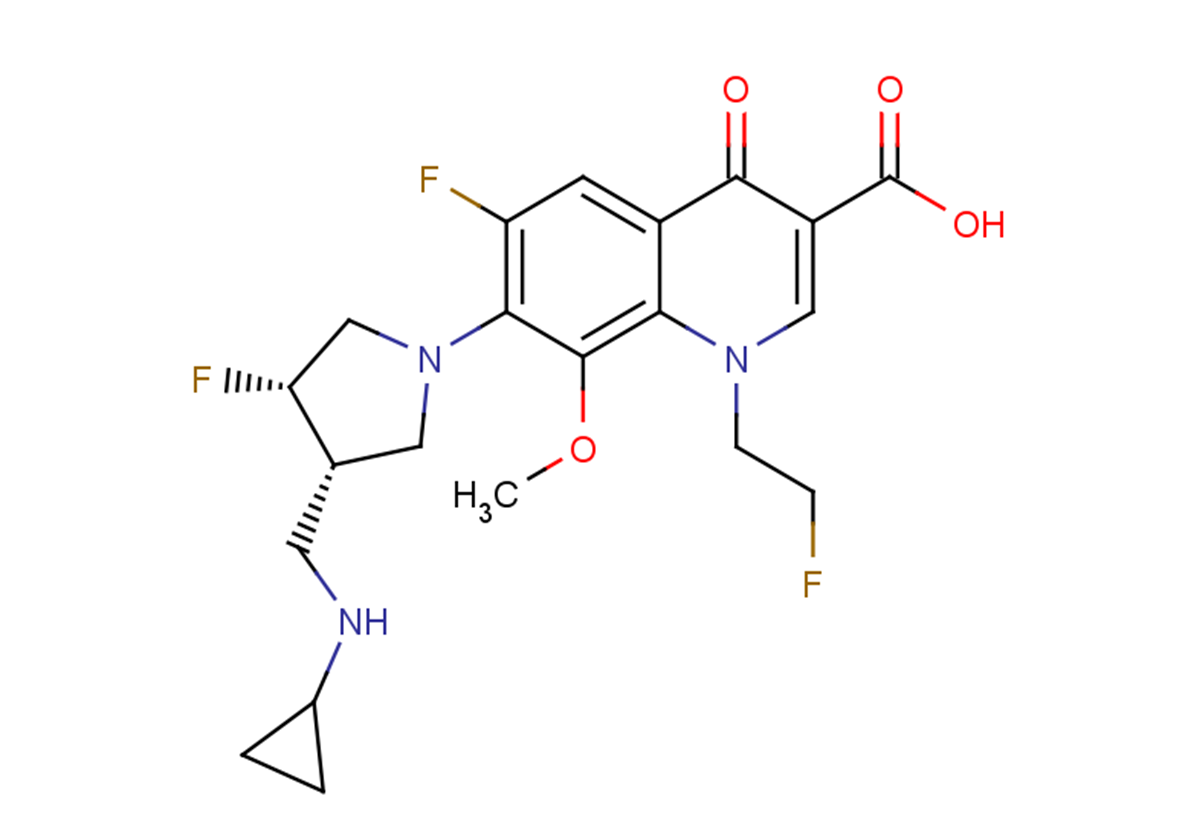 Lascufloxacin Chemical Structure