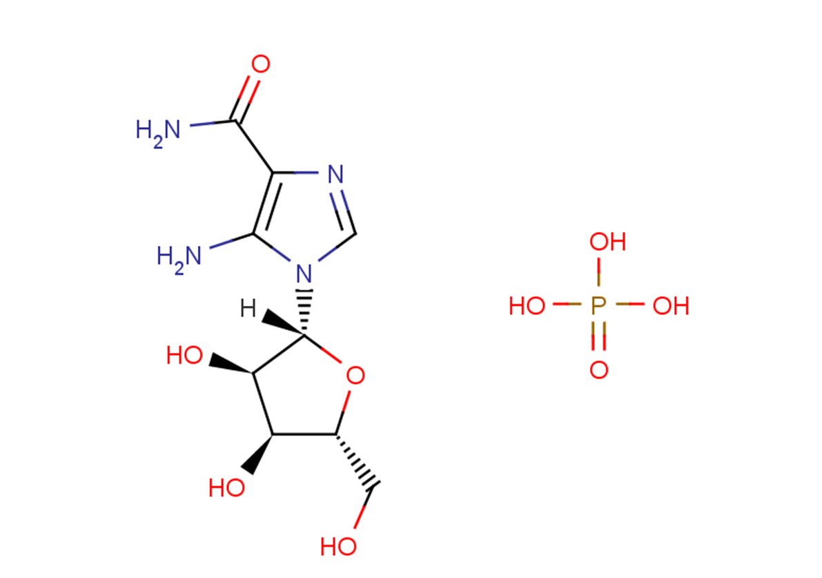 AICAR phosphate Chemical Structure