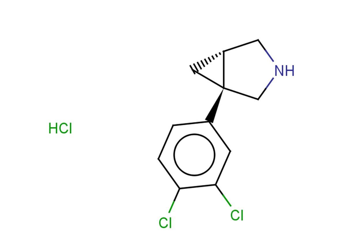 Amitifadine hydrochloride Chemical Structure