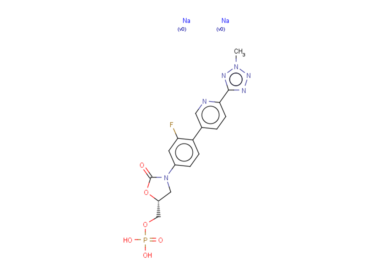 Tedizolid phosphate disodium salt Chemical Structure