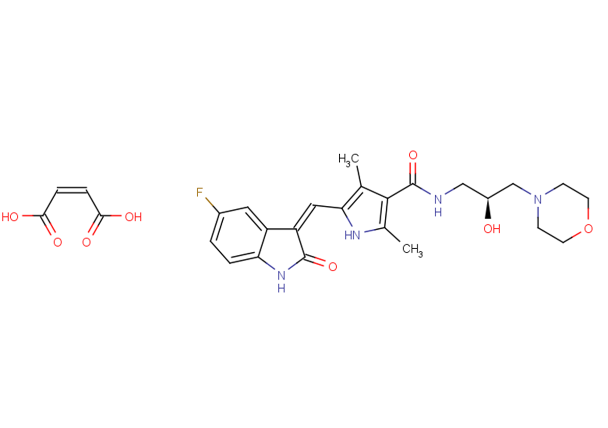 SU14813 maleate Chemical Structure