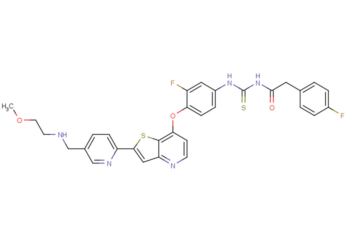 Glesatinib Chemical Structure