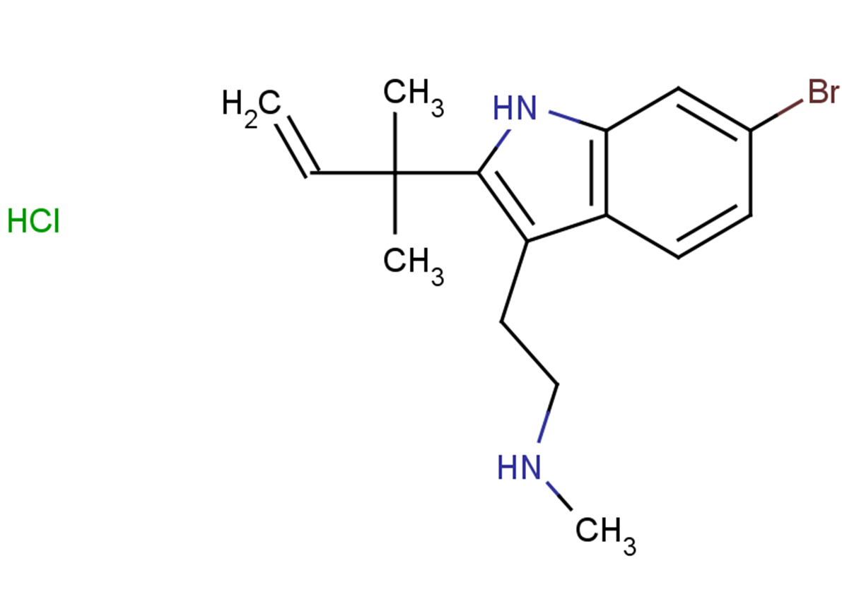 Desformylflustrabromine hydrochloride Chemical Structure