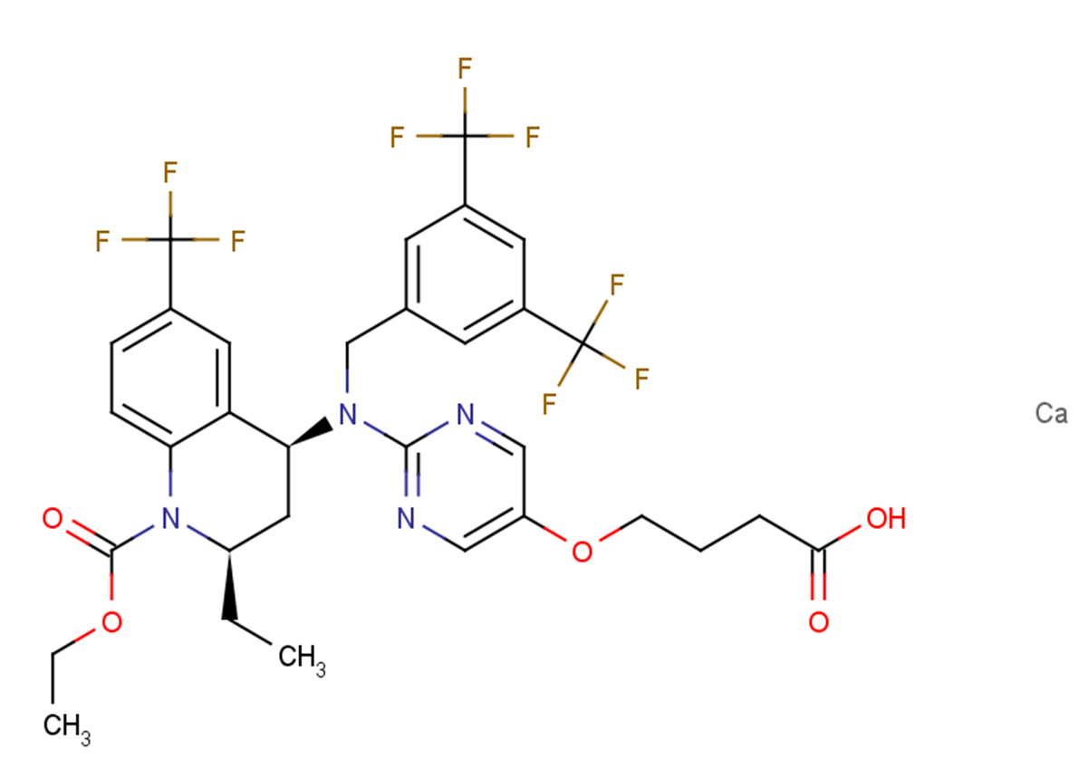 Obicetrapib calcium Chemical Structure