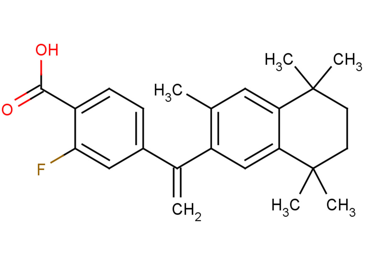 Fluorobexarotene Chemical Structure