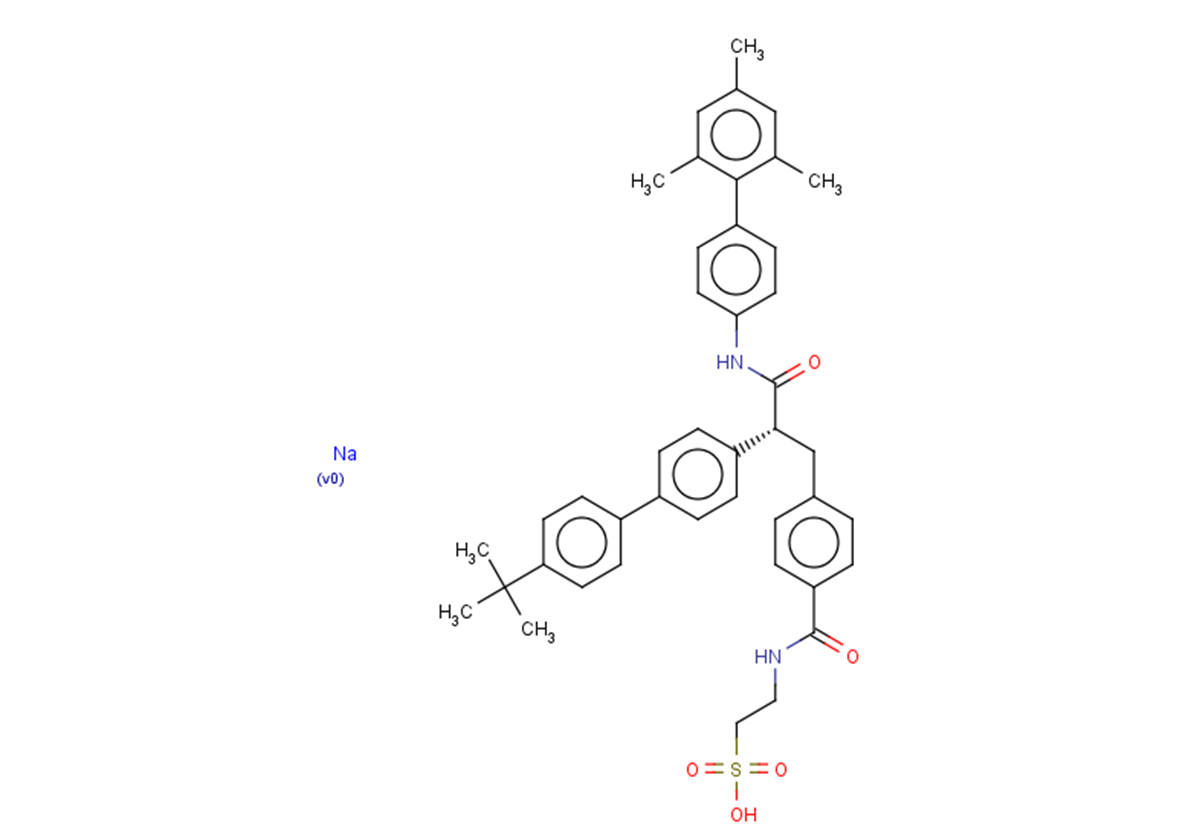LGD-6972 sodium Chemical Structure