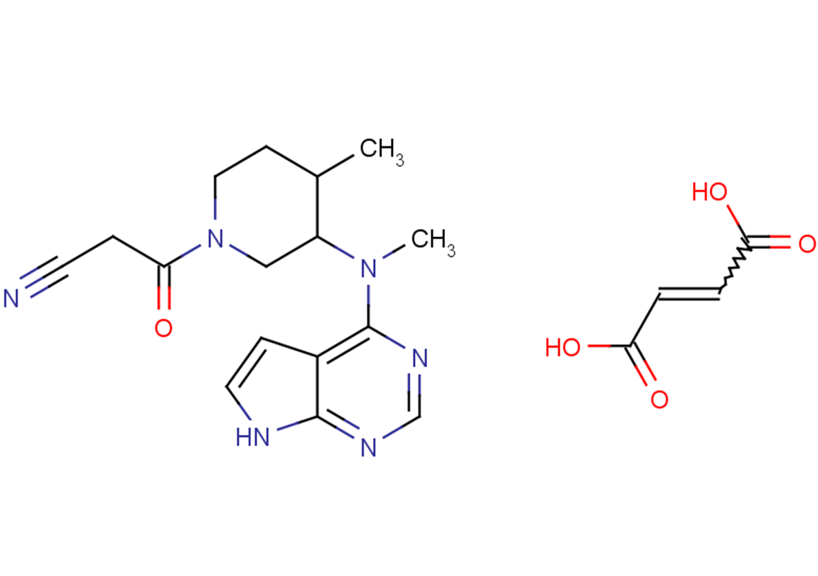 Tofacitinib maleate Chemical Structure