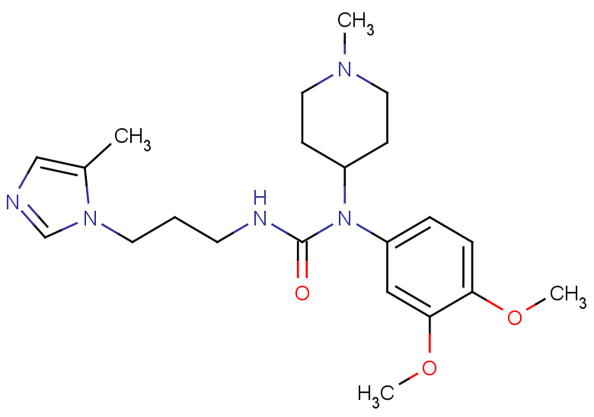 Glutaminyl Cyclase Inhibitor 4 Chemical Structure