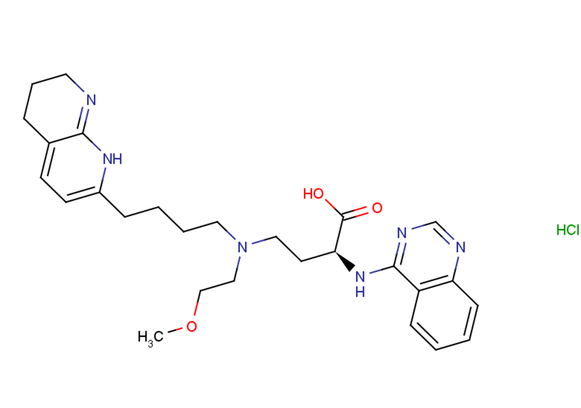 Bexotegrast HCl Chemical Structure