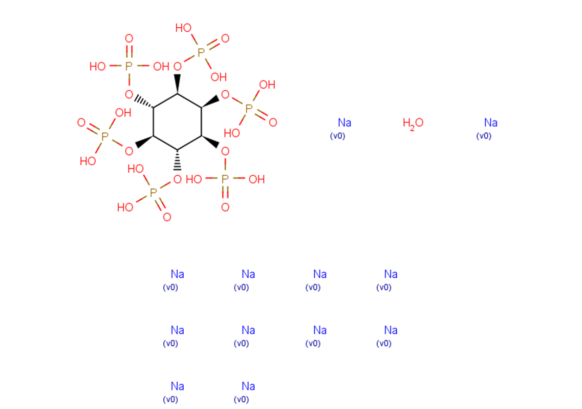 Phytic acid dodecasodium salt hydrate Chemical Structure