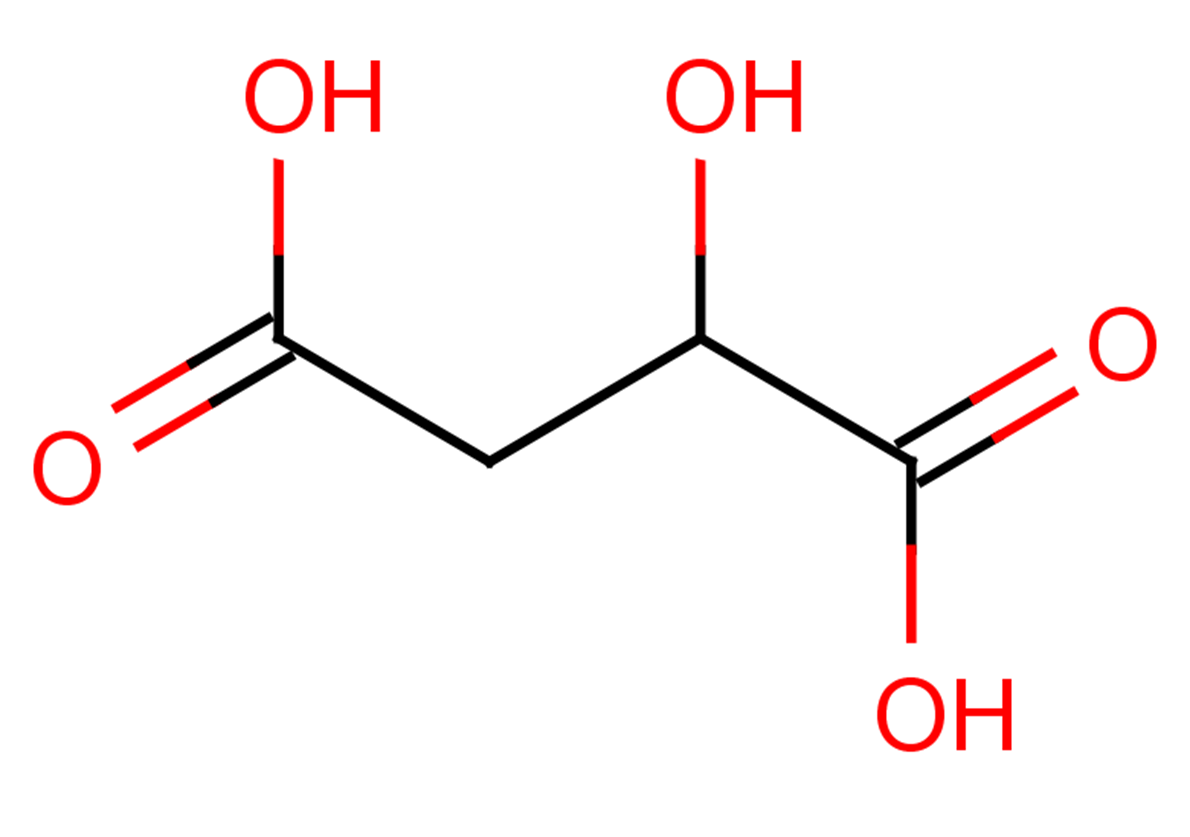 DL-Malic acid Chemical Structure