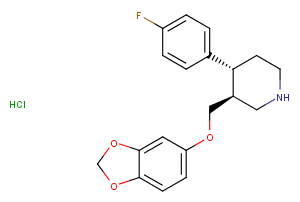 Paroxetine hydrochloride Chemical Structure