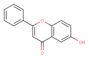 6-Hydroxyflavone Chemical Structure